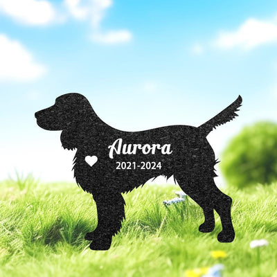 Custom English Springer Spaniel Memorial Stake Personalized Dog Grave Marker Pet Keepsake Pet Loss Gift Pet Burial Stake Garden Stake