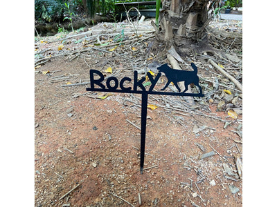 Dog Grave Marker Garden Dog Name Stake Personalized Memorial Stakes Pet Garden Grave Marker Gift For Dog Loss In Memory Of Dog