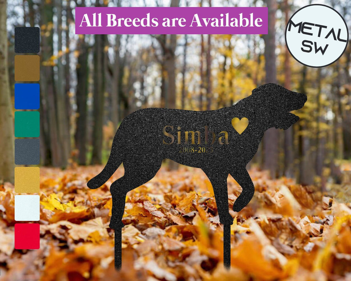 Metal Wolfhound Memorial Stakes Irish Wolfhound Grave Marker Garden Stakes Dog Headstone Personalized Loss Of Dog Memorial Sympathy Gift