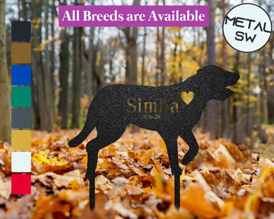Metal Wolfhound Memorial Stakes Irish Wolfhound Grave Marker Garden Stakes Dog Headstone Personalized Loss Of Dog Memorial Sympathy Gift