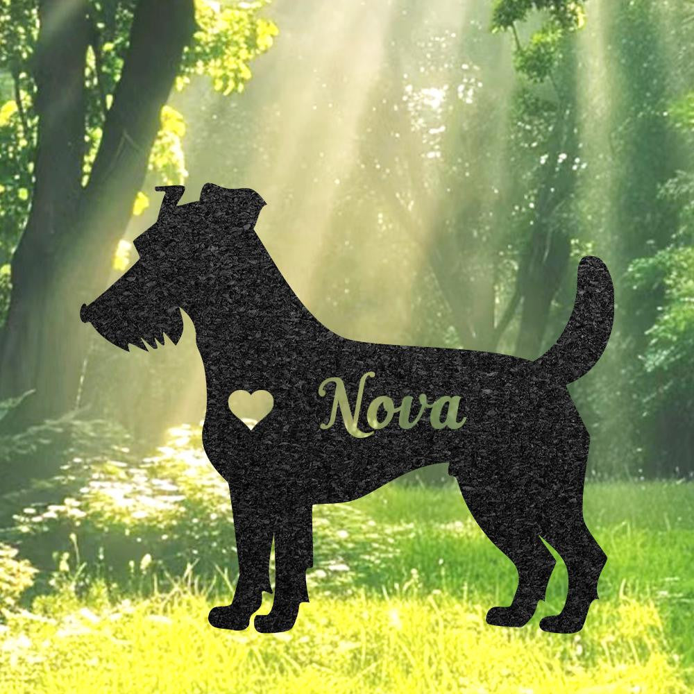 Custom Fox Terrier Dog Memorial Stake Personalized Fox Terrier Grave Marker Pet Keepsake Pet Loss Gift Pet Burial Stake Garden Stake