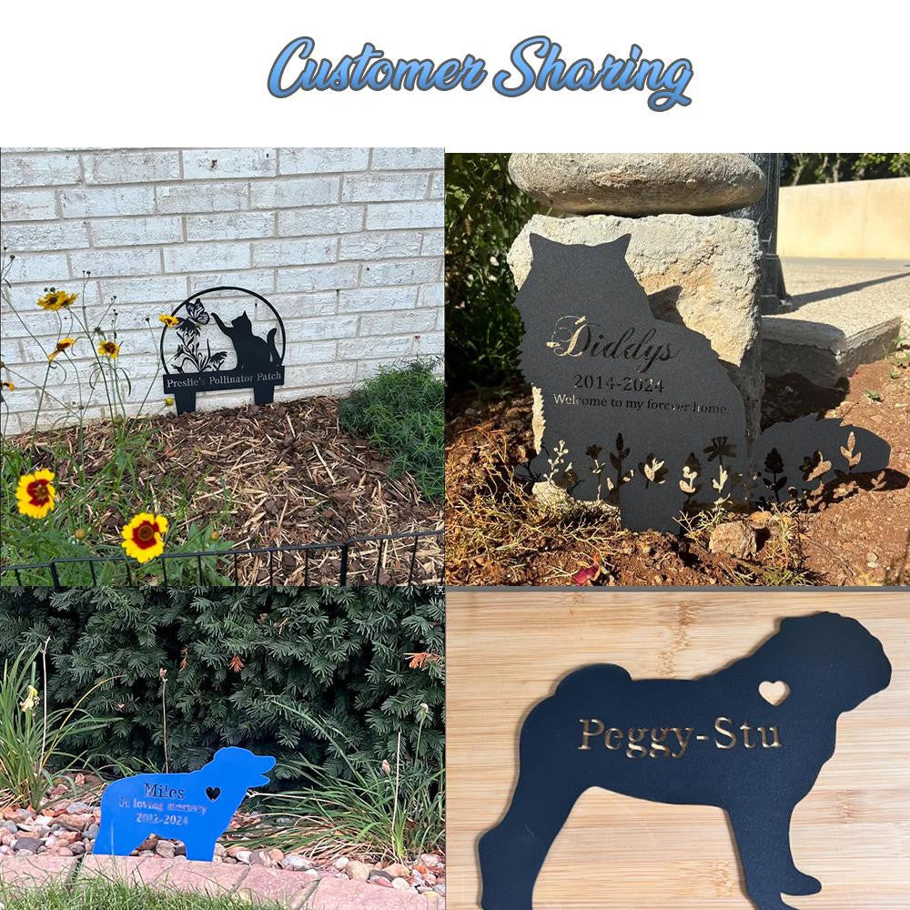 Custom Miniature Schnauzer Dog Memorial Plaque Personalized Dog Grave Marker Remembrance Stake Pet Loss Gift Pet Burial Stake Yard Sign