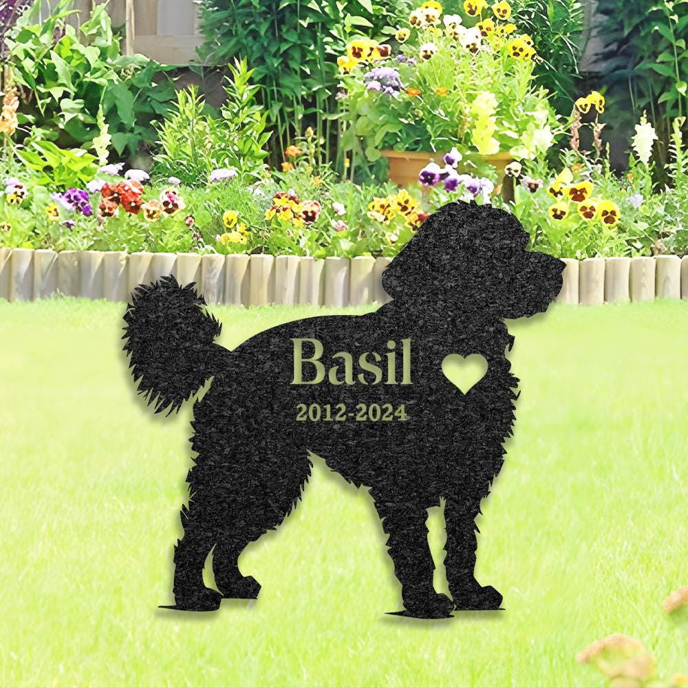 Custom Cavapoo Dog Memorial Stake Dog Name Sign Pet Grave Marker For Garden Sympathy Sign Outdoor Grave Plaque Cavoodle Lover Gift