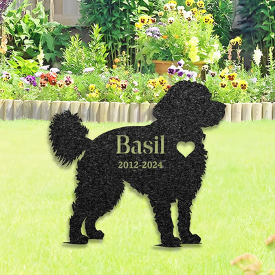 Custom Cavapoo Dog Memorial Stake Dog Name Sign Pet Grave Marker For Garden Sympathy Sign Outdoor Grave Plaque Cavoodle Lover Gift