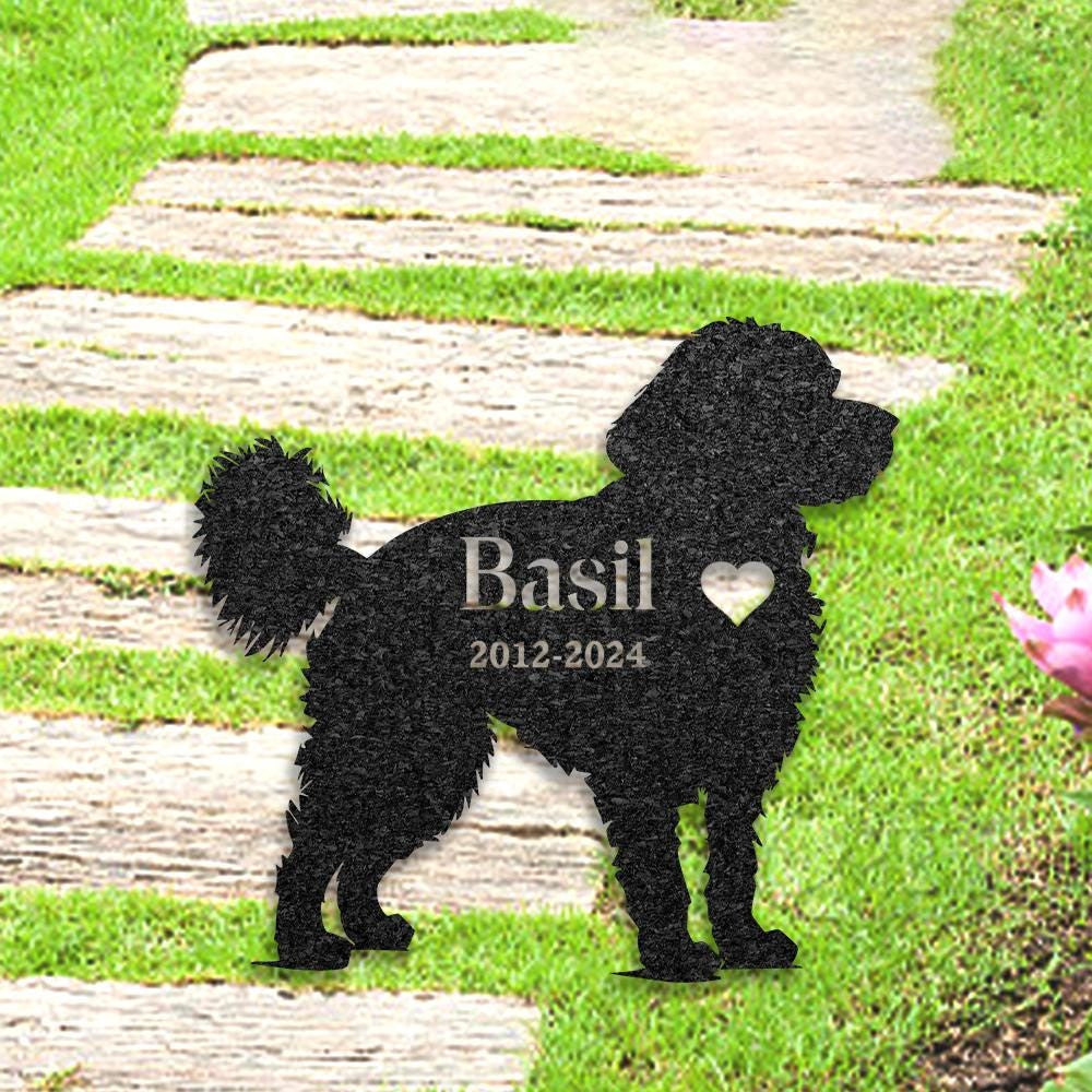 Custom Cavapoo Dog Memorial Stake Dog Name Sign Pet Grave Marker For Garden Sympathy Sign Outdoor Grave Plaque Cavoodle Lover Gift