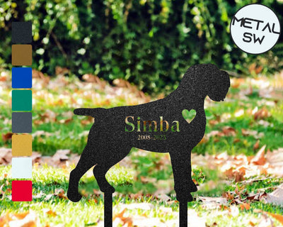 Metal Griffon Memorial Stakes Dog Grave Marker Dog Garden Stake Dog Headstone Personalized Loss Of Dog Memorial Sympathy Gift Keepsake