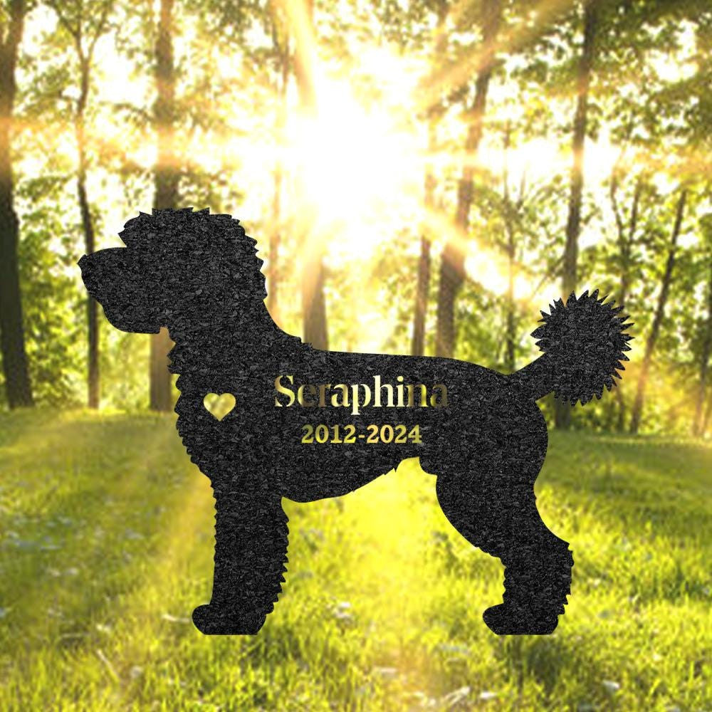 Custom Cockapoo Memorial Stake Dog Name Sign Pet Grave Marker For Garden Sympathy Sign Outdoor Grave Plaque Cockapoo Lover Gift