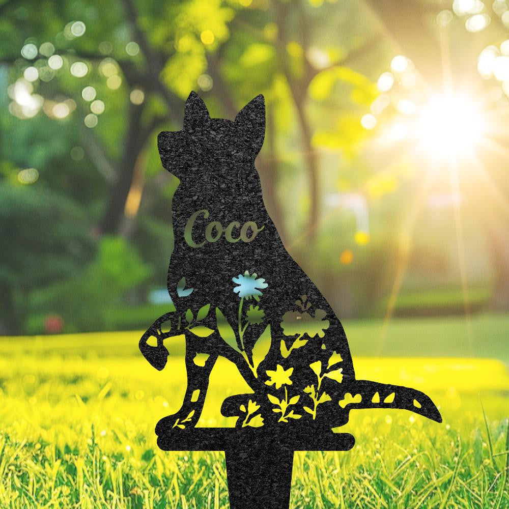 Custom Australian Cattle Dog Memorial Plaque Personalized Dog Grave Marker Remembrance Stake Pet Loss Gift Pet Burial Stake Yard Sign