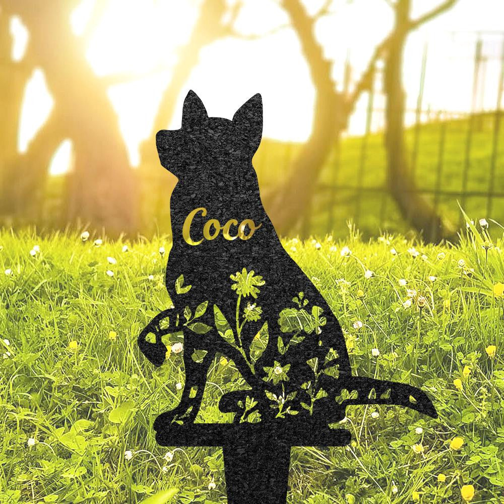 Custom Australian Cattle Dog Memorial Plaque Personalized Dog Grave Marker Remembrance Stake Pet Loss Gift Pet Burial Stake Yard Sign