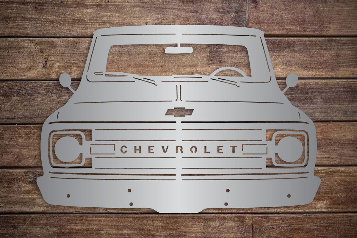 1970 Chevrolet C10 Classic Truck Metal Sign Man Cave Garage Wall Hanging Car Lover Car Show Gift For Him Father's Day Christmas Gift