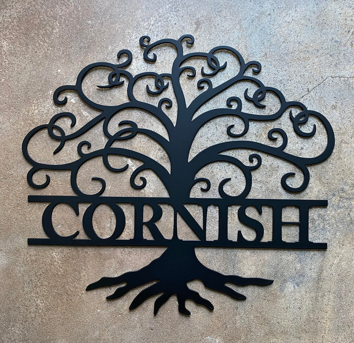 Personalized Tree Of Life Family Name Sign - Welcome Or Address Sign - Wall Decor - Patio Sign - Housewarming Gift - New House - Christmas