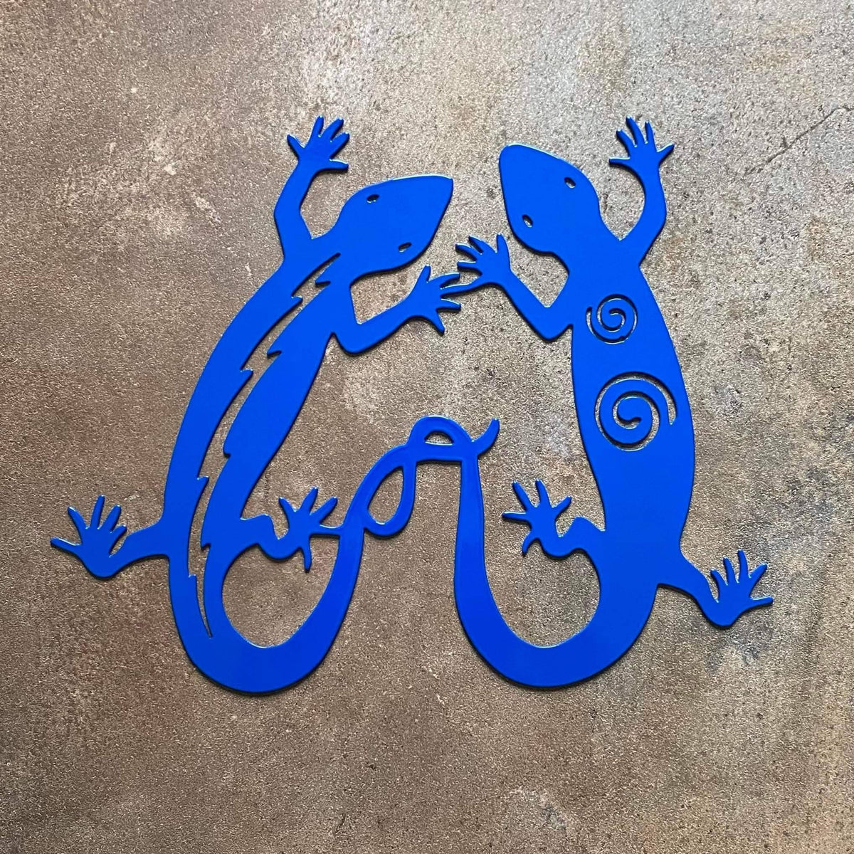 Two Lizard Metal Wall Art Lizard Gecko Decor Decoration For Garden Outdoor Decor Lizard For Child's Room Patio Pool Oasis Christmas