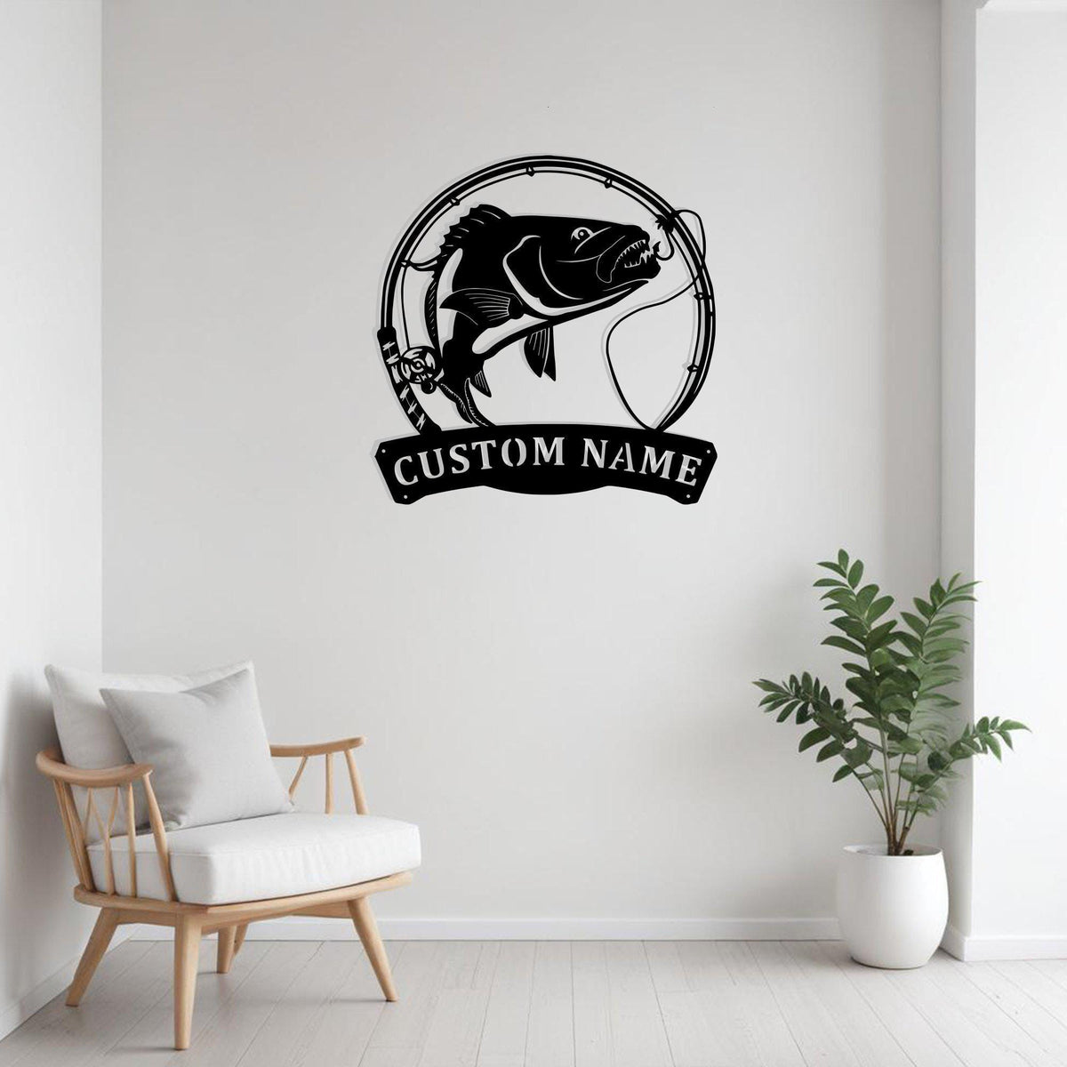 Custom Snapper Fish Metal Sign Wall Art With Led Light Personalized Snapper Fish Name Sign Decoration For Room Fishing Metal Led Wall Decor
