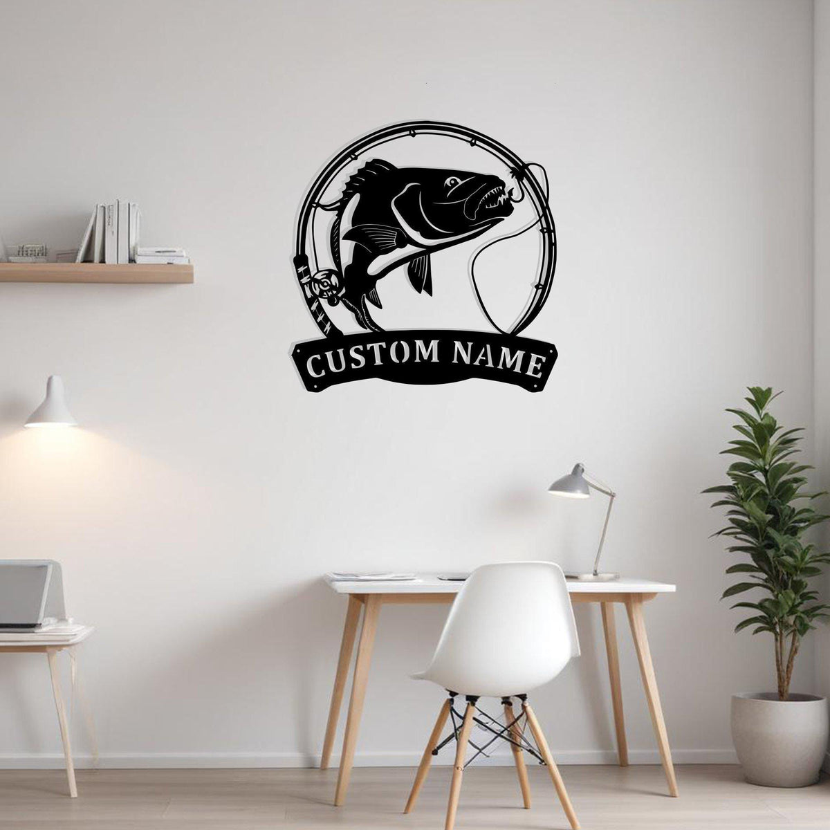 Custom Snapper Fish Metal Sign Wall Art With Led Light Personalized Snapper Fish Name Sign Decoration For Room Fishing Metal Led Wall Decor
