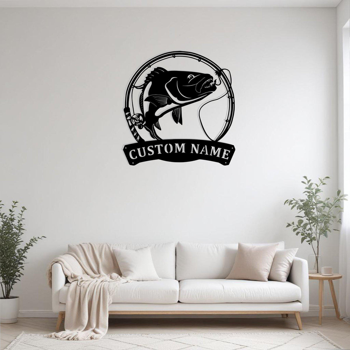 Custom Snapper Fish Metal Sign Wall Art With Led Light Personalized Snapper Fish Name Sign Decoration For Room Fishing Metal Led Wall Decor