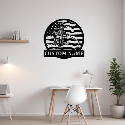 Custom Ice Fishing Metal Sign Wall Art With Led Light Personalized Ice Fishing Decoration For Room Ice Fishing Home Decor Fish Enthusiasts