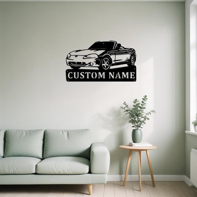 Custom Car Sports Metal Wall Decor Custom Car Silhouette Gift For Car Enthusiasts Christmas Gift For Men And Women Car Lovers Car Decor