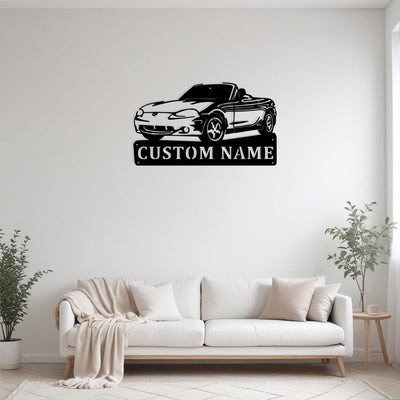 Custom Car Sports Metal Wall Decor Custom Car Silhouette Gift For Car Enthusiasts Christmas Gift For Men And Women Car Lovers Car Decor