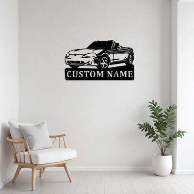 Custom Car Sports Metal Wall Decor Custom Car Silhouette Gift For Car Enthusiasts Christmas Gift For Men And Women Car Lovers Car Decor