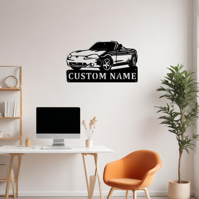 Custom Car Sports Metal Wall Decor Custom Car Silhouette Gift For Car Enthusiasts Christmas Gift For Men And Women Car Lovers Car Decor