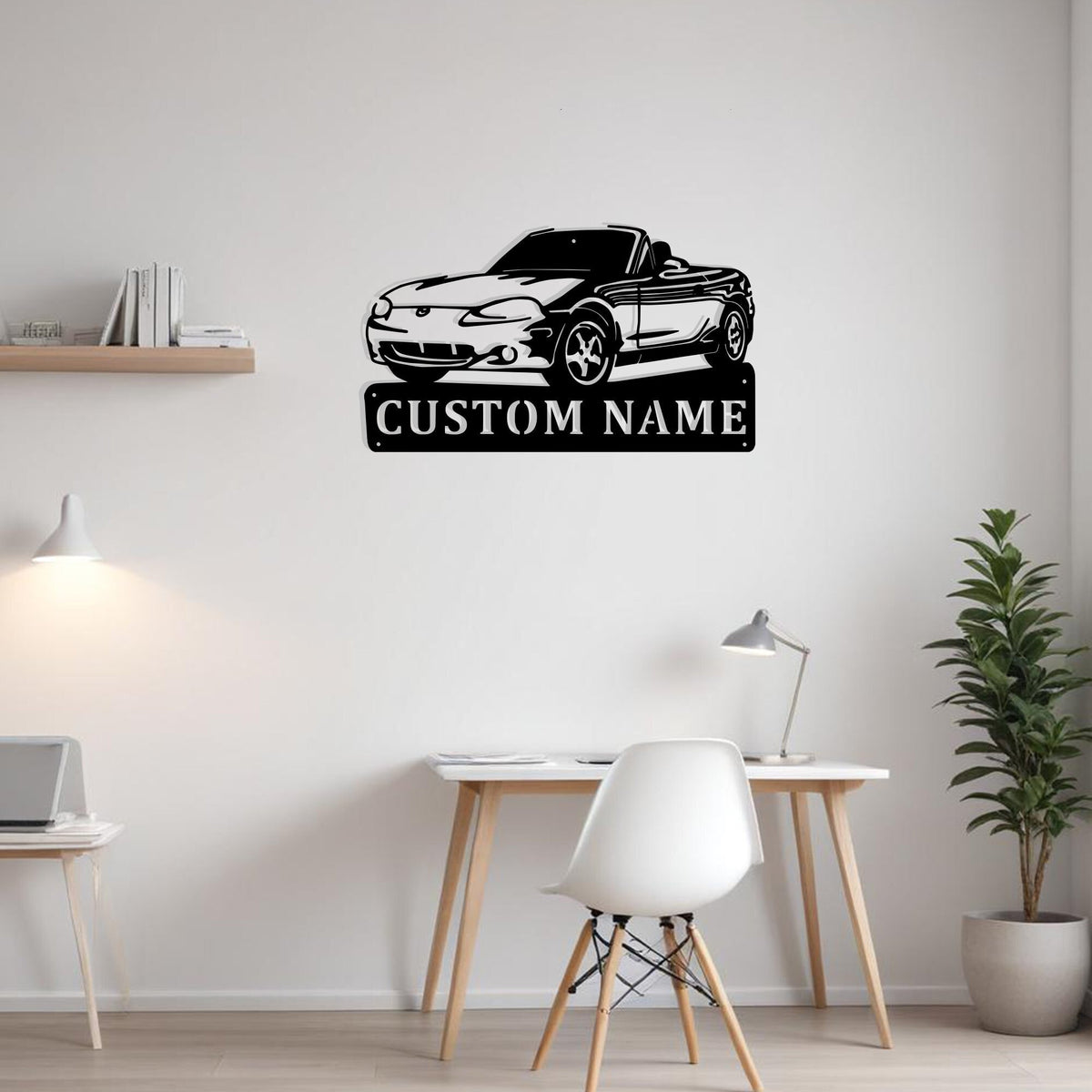 Custom Car Sports Metal Wall Decor Custom Car Silhouette Gift For Car Enthusiasts Christmas Gift For Men And Women Car Lovers Car Decor