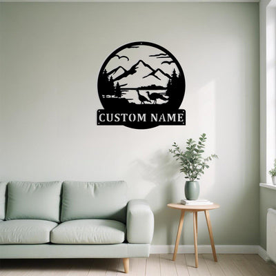Custom Great Outdoors Metal Sign Wall Art Personalized Turkey Decoration For Room Mountain Home Decor Mountain Landscape Wall Art Nature Art