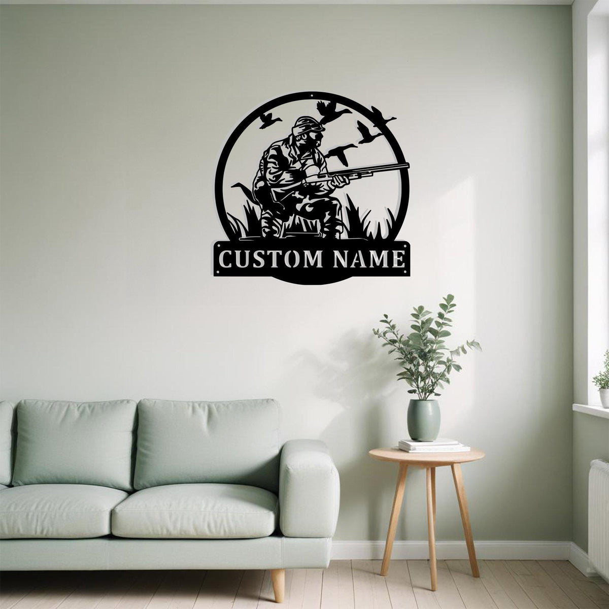 Custom Duck Hunter Metal Sign Wall Art Personalized Duck Hunter Decoration For Room Duck Hunting Home Decor Hunting Enthusiasts Hunting Decor