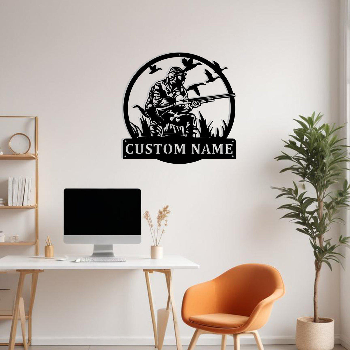 Custom Duck Hunter Metal Sign Wall Art Personalized Duck Hunter Decoration For Room Duck Hunting Home Decor Hunting Enthusiasts Hunting Decor