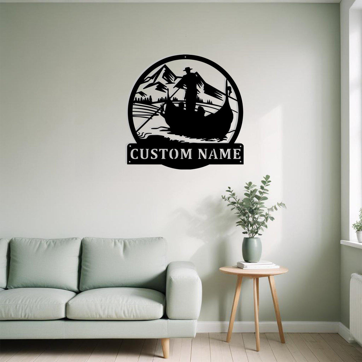 Custom Gondola Venice Metal Sign Wall Art Personalized Gondola Venice Decoration For Room Venice Home Decor Landscape Wall Decor Gondola Deco