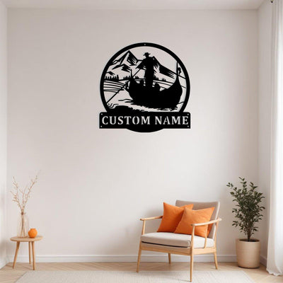 Custom Gondola Venice Metal Sign Wall Art Personalized Gondola Venice Decoration For Room Venice Home Decor Landscape Wall Decor Gondola Deco