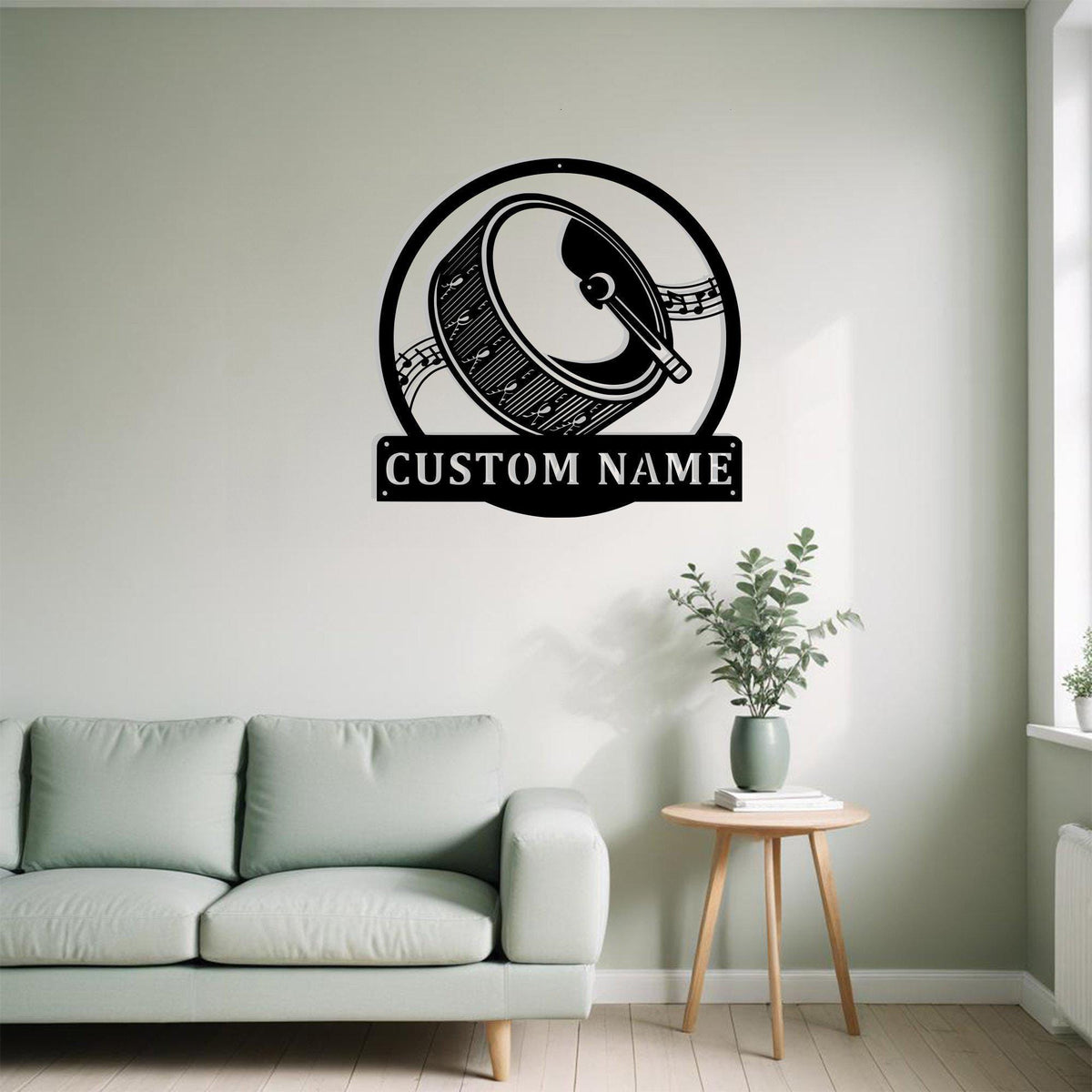 Custom Drums Musical Instrument Metal Sign Wall Art Personalized Drum Teacher Decoration For Room Drums Home Decor Music Home Decor Music Art