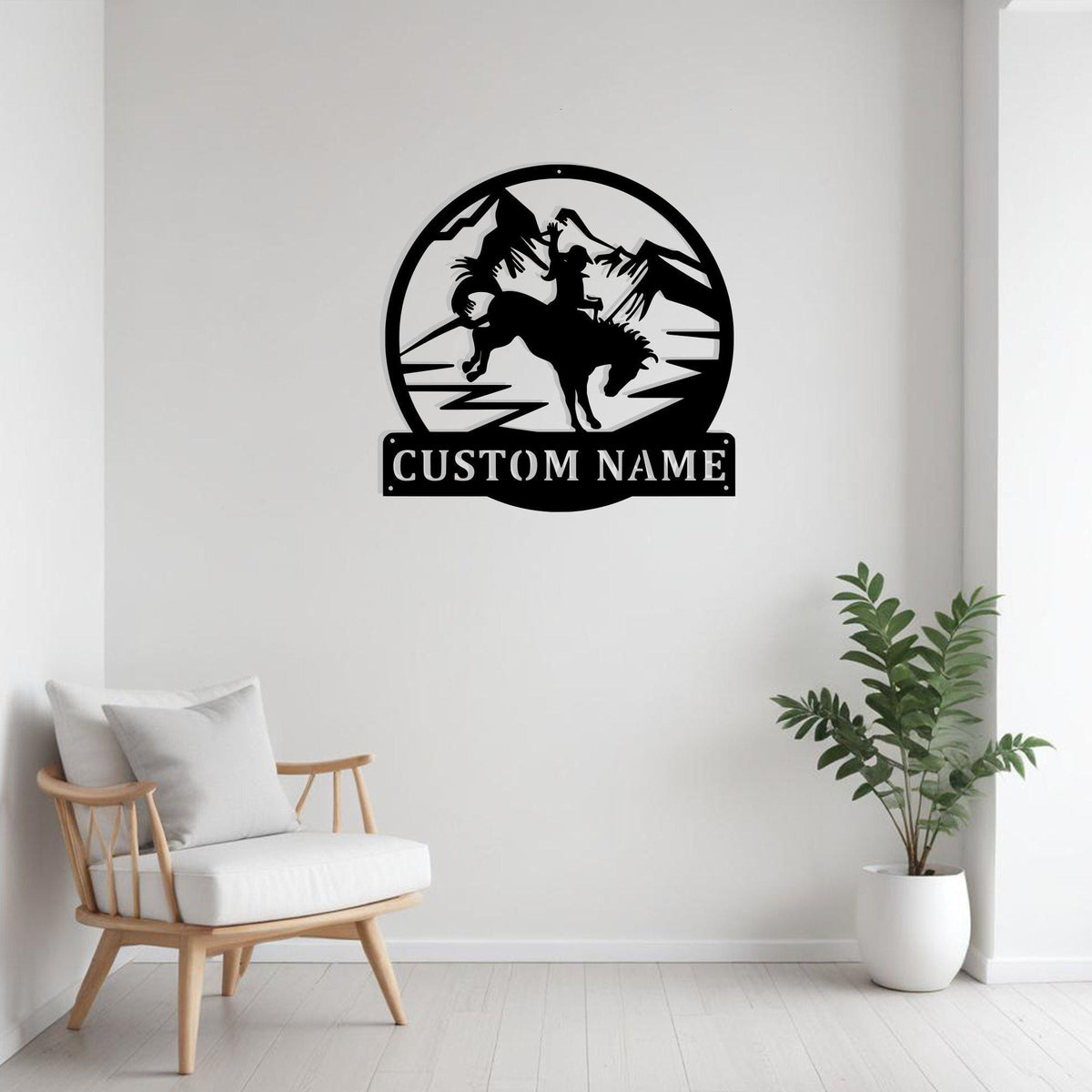 Custom Cowgirl Metal Sign Wall Art Personalized Cowgirl Decoration For Room Cowgirl Metal Home Decor Cowgirl Gifts Horse Farm Decor Wall Art