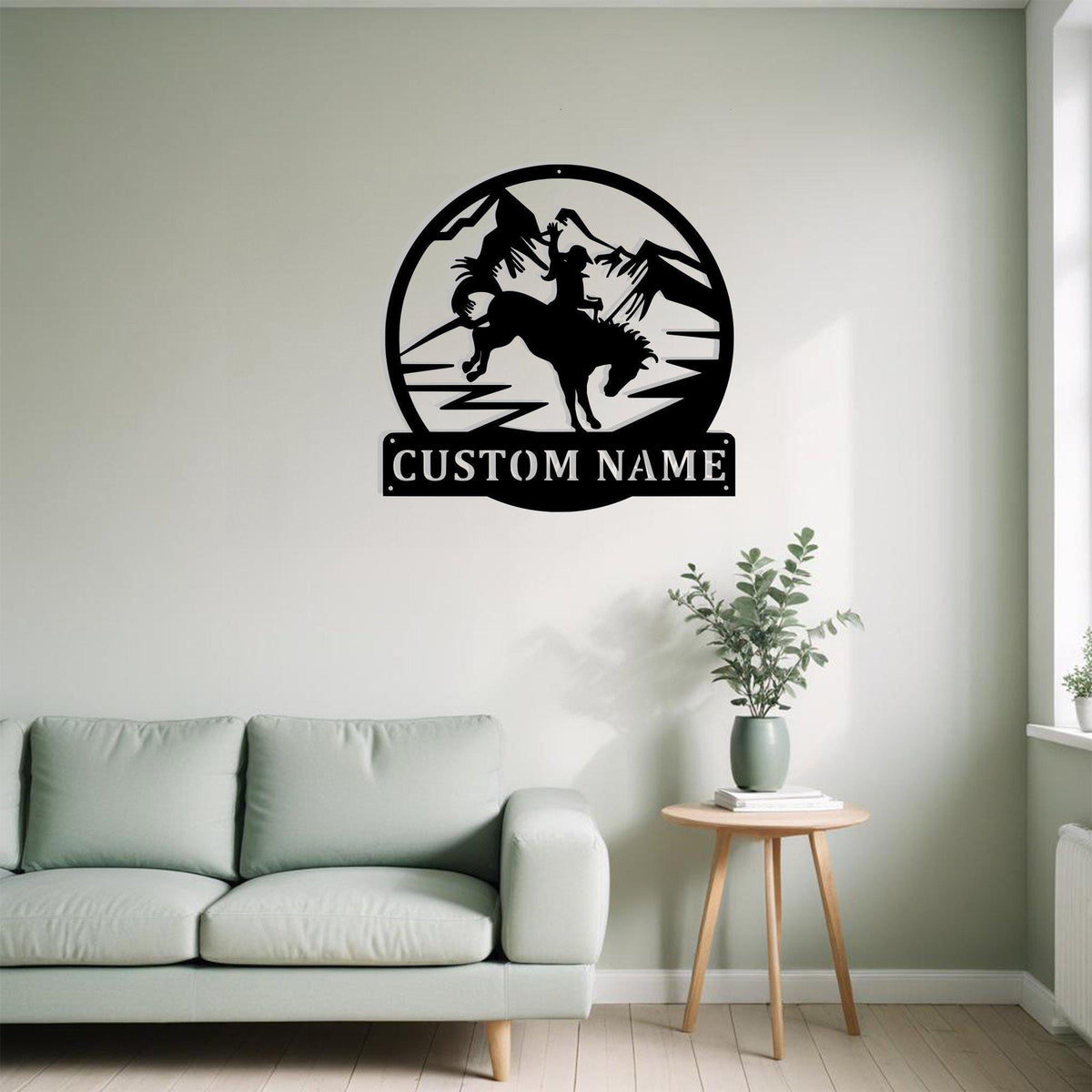 Custom Cowgirl Metal Sign Wall Art Personalized Cowgirl Decoration For Room Cowgirl Metal Home Decor Cowgirl Gifts Horse Farm Decor Wall Art