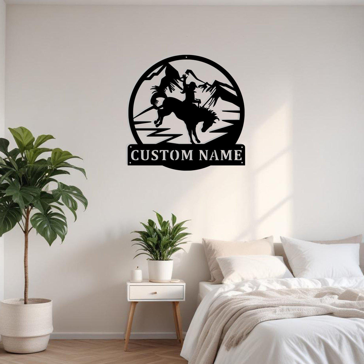 Custom Cowgirl Metal Sign Wall Art Personalized Cowgirl Decoration For Room Cowgirl Metal Home Decor Cowgirl Gifts Horse Farm Decor Wall Art