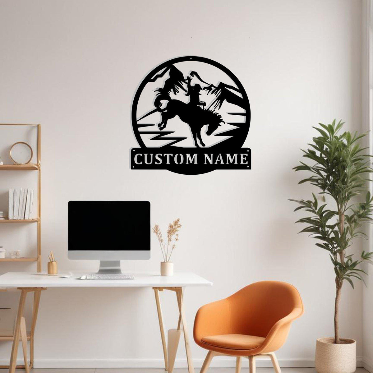 Custom Cowgirl Metal Sign Wall Art Personalized Cowgirl Decoration For Room Cowgirl Metal Home Decor Cowgirl Gifts Horse Farm Decor Wall Art