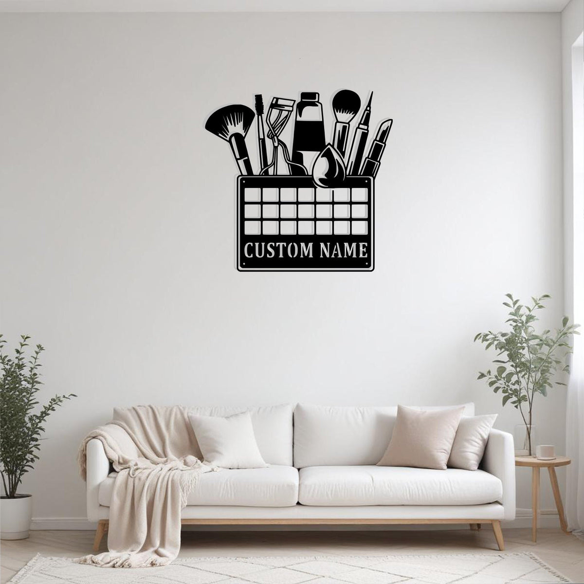 Custom Beauty Cosmetics Metal Sign Wall Art Personalized Beauty Cosmetic Decoration Christmas Gift Birthday Gift Cosmetic Enthusiast Decor