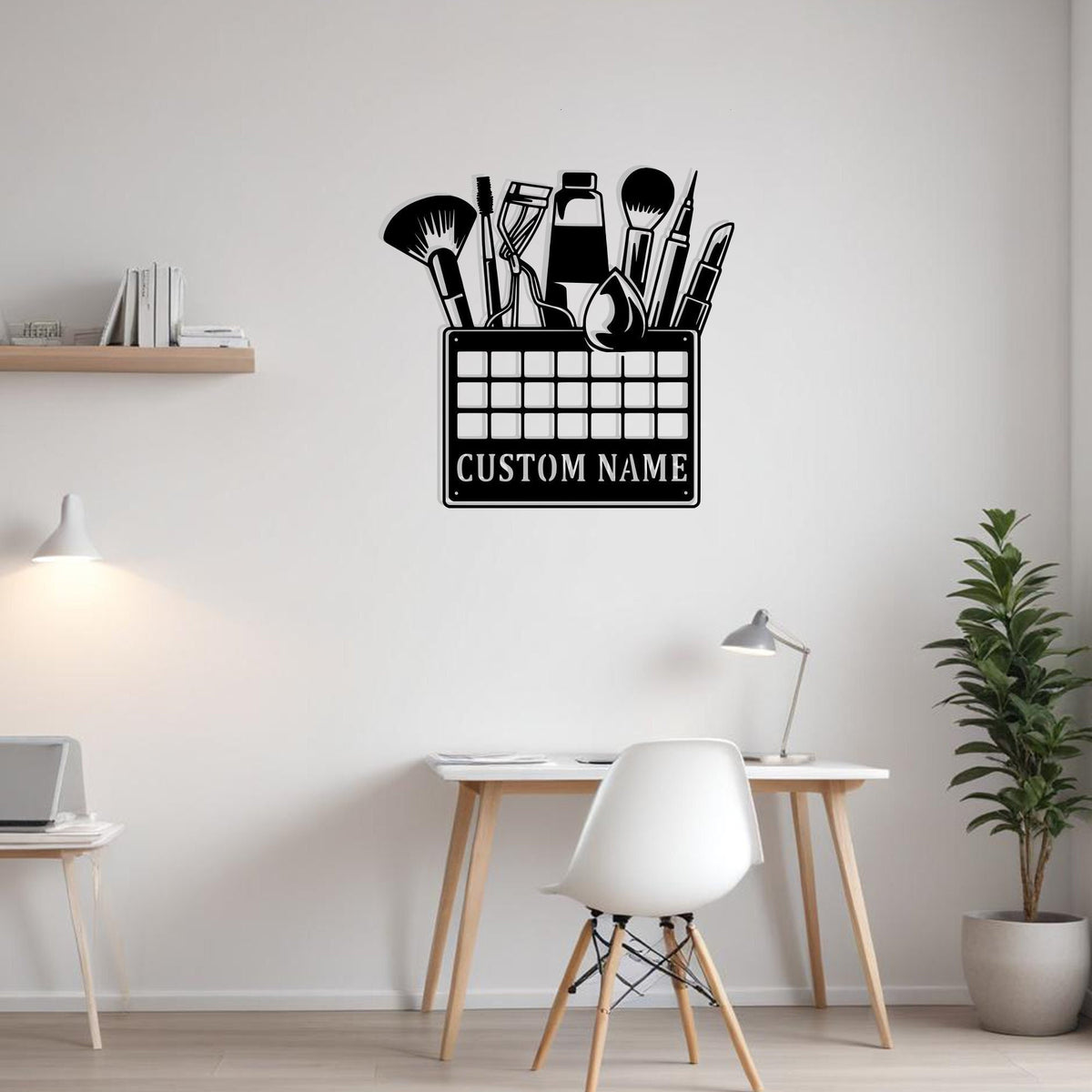 Custom Beauty Cosmetics Metal Sign Wall Art Personalized Beauty Cosmetic Decoration Christmas Gift Birthday Gift Cosmetic Enthusiast Decor