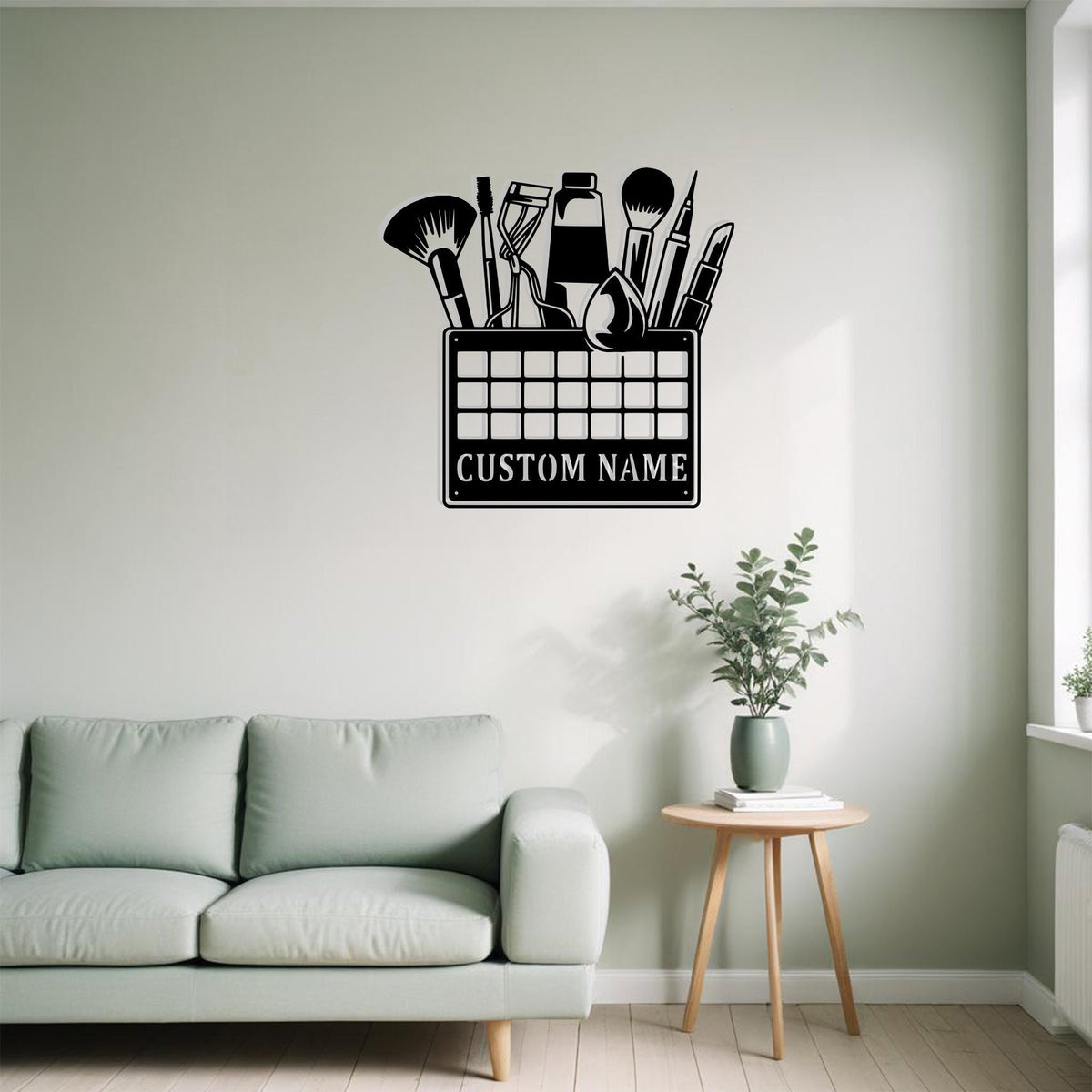 Custom Beauty Cosmetics Metal Sign Wall Art Personalized Beauty Cosmetic Decoration Christmas Gift Birthday Gift Cosmetic Enthusiast Decor