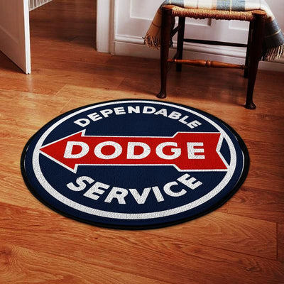 Dodge Dependable Service Living Room Round Mat Circle Rug