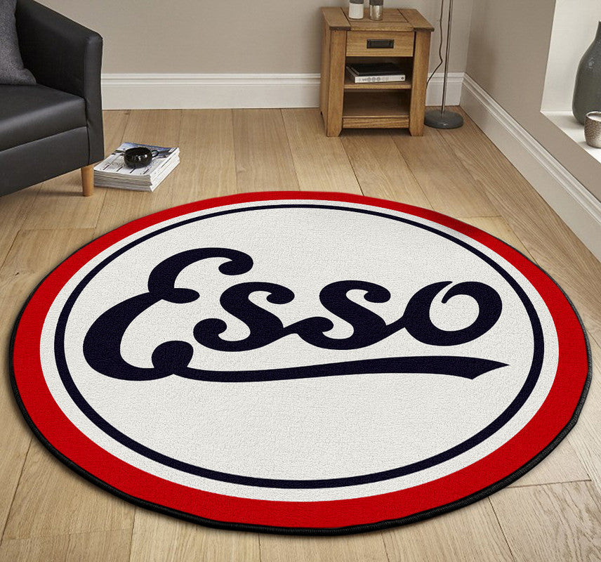 Hot Rod Gasoline Vintage Round Mat Round Floor Mat Room Rugs Carpet Outdoor Rug Washable Rugs