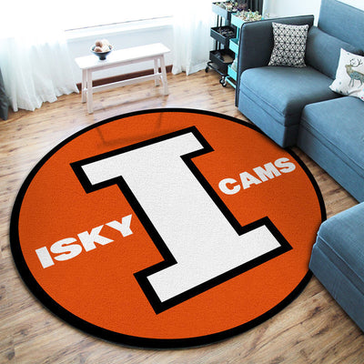 Isky Racing Cams Round Mat Round Floor Mat Room Rugs Carpet Outdoor Rug Washable Rugs