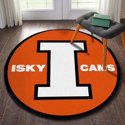 Isky Racing Cams Round Mat Round Floor Mat Room Rugs Carpet Outdoor Rug Washable Rugs
