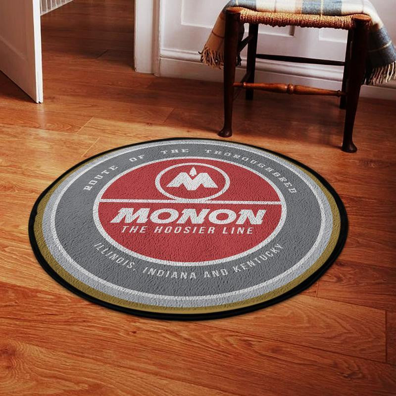 Monon Living Room Round Mat Circle Rug Monon Railroad