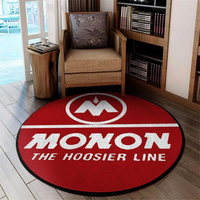 Monon Living Room Round Mat Circle Rug Monon Railroad