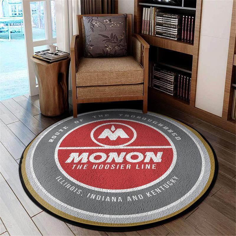 Monon Living Room Round Mat Circle Rug Monon Railroad