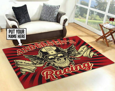 Personalized Racing Round Mat Round Floor Mat Room Rugs Carpet Outdoor Rug Washable Rugs