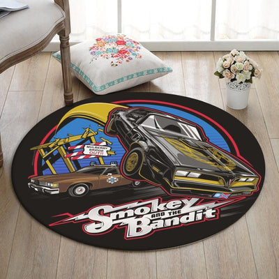 Bandit Round Mat Trans Am Pontiac Firebird Smokey And The Bandit Round Floor Mat Room Rugs Carpet Outdoor Rug Washable Rugs