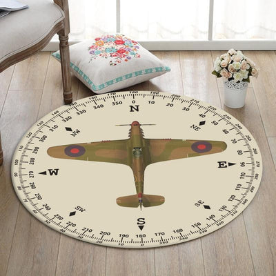 Hurricane Living Room Round Mat Circle Rug Hawker Hurricane