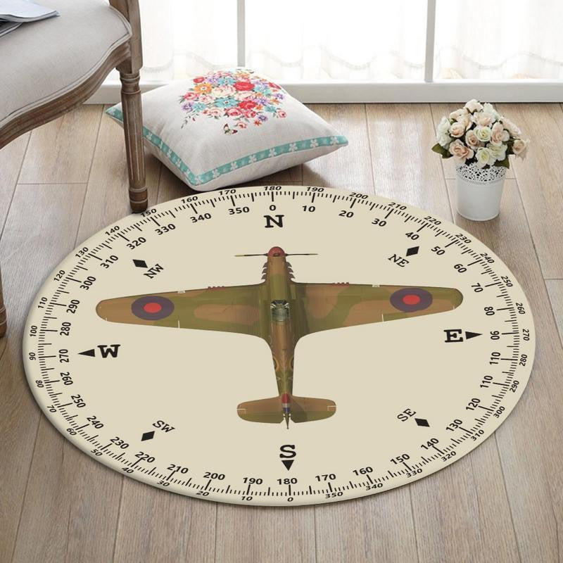 Hurricane Living Room Round Mat Circle Rug Hawker Hurricane