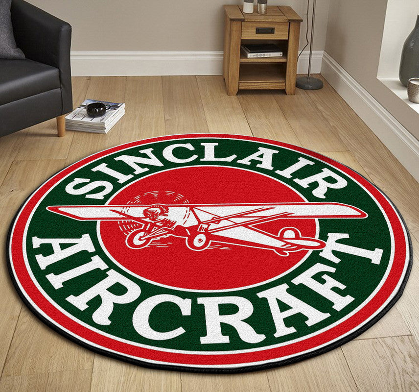 Hot Rod Gasoline Vintage Round Mat Round Floor Mat Room Rugs Carpet Outdoor Rug Washable Rugs